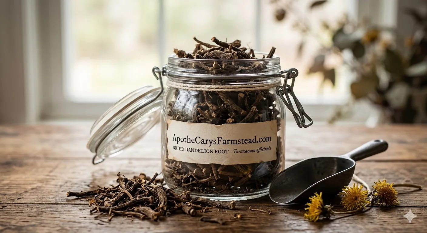 Dried chamomile, lavender, calendula, sage, and herbs